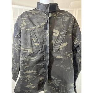 New! Tru-Spec Tactical Response Uniform Shirt Jacket MULTICAM BLACK CAMO Large